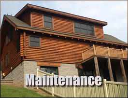  Columbiana, Ohio Log Home Maintenance