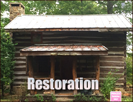 Historic Log Cabin Restoration  Columbiana, Ohio